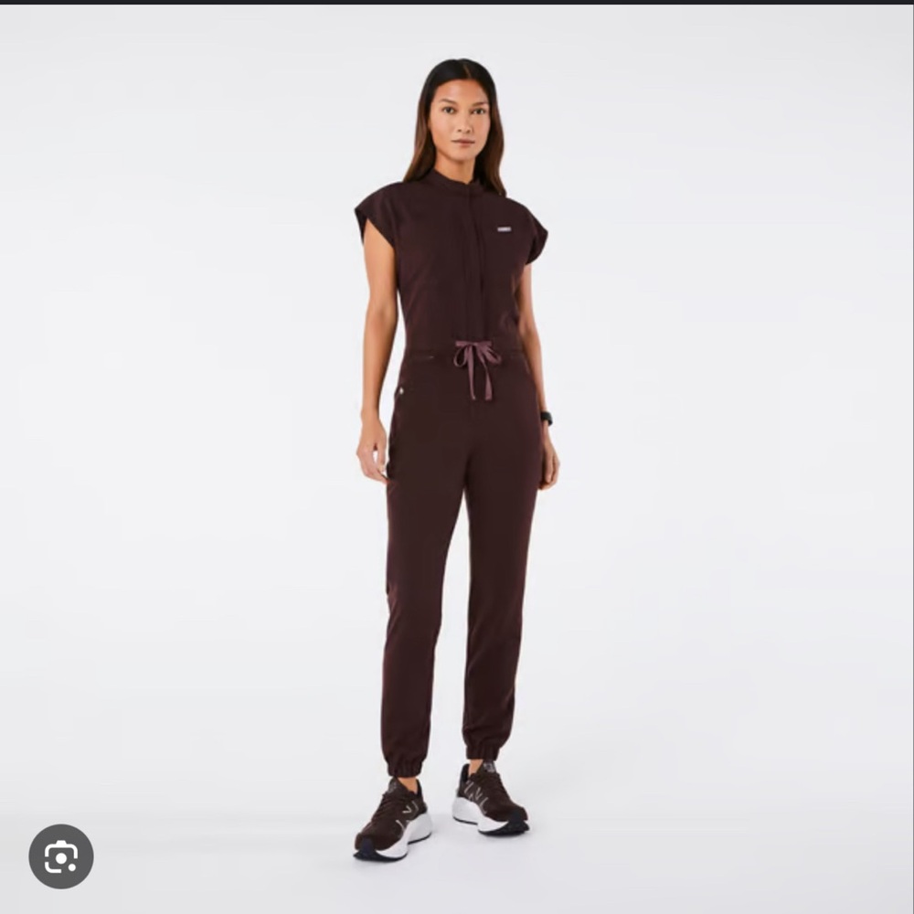 Figs Espresso Jumpsuit